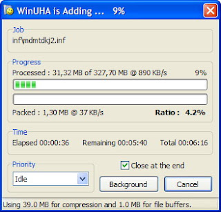 Comprimi archivos al extremo[733mb en 1.26mb]  + video tuto