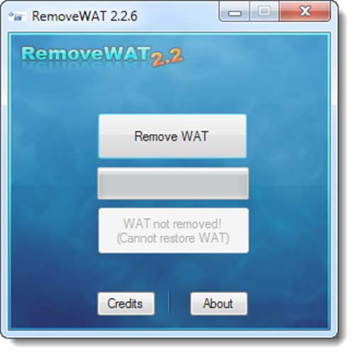 RemoveWAT v2.2.6 - Activación segura windows 7