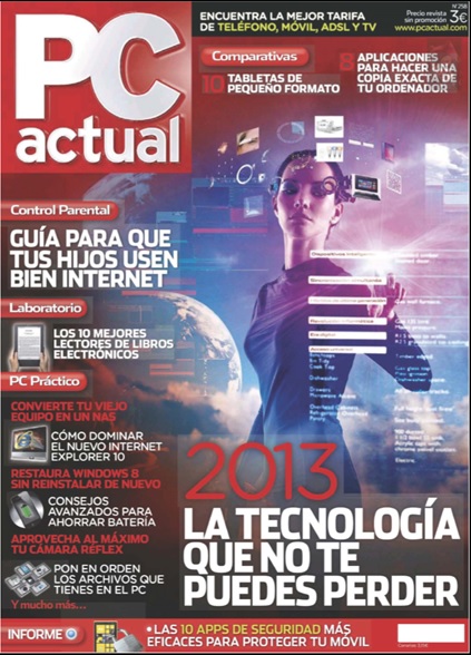  PC Actual N°258 Enero 2013 [2013 la tegnologia que no te puedes perder][Esp][PDF]