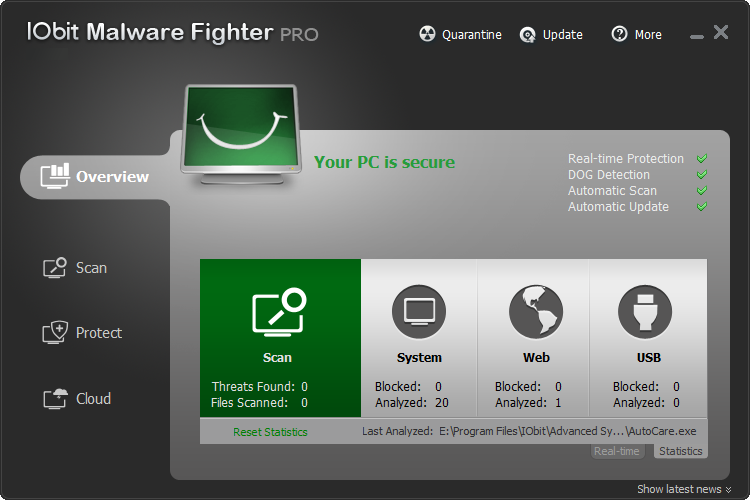 IObit Malware Fighter PRO 1.1.1.2 [Multilenguaje/Español]